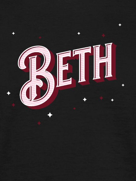 Personalized Beth name