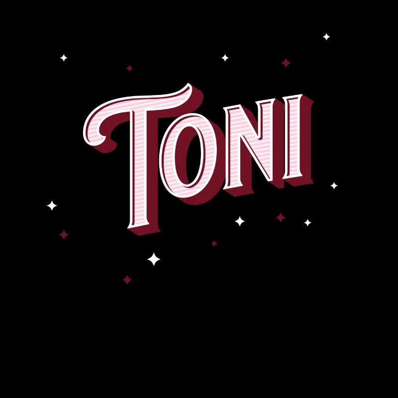 Toni's name personalized