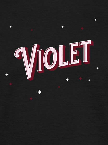 Violet name personalized