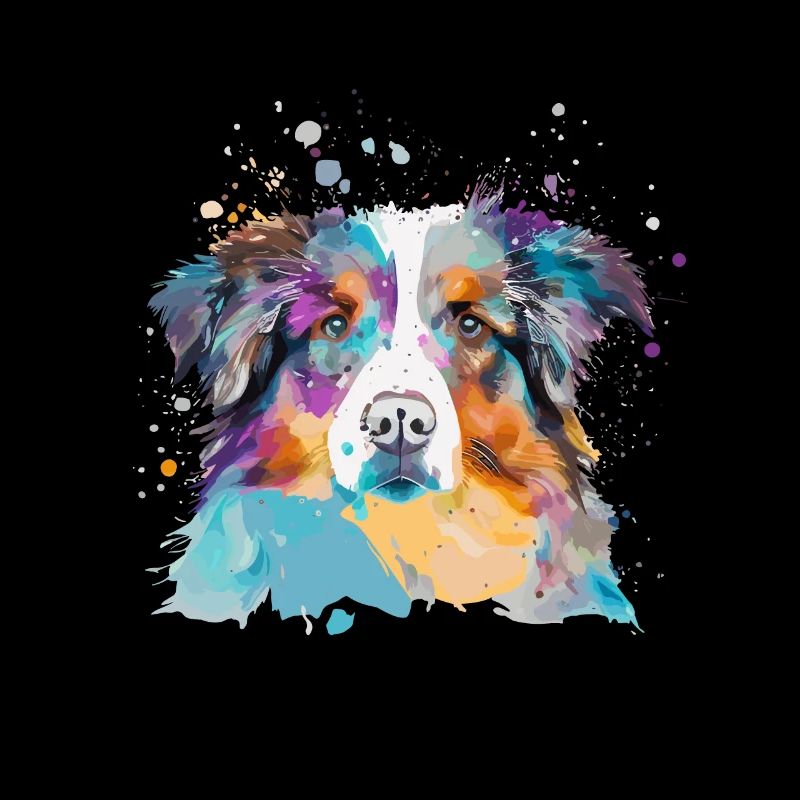 Australian Shepherd Dogs Mistress Master