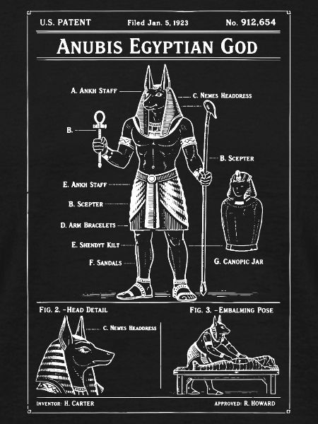Anubis Blueprint Icon Tee
