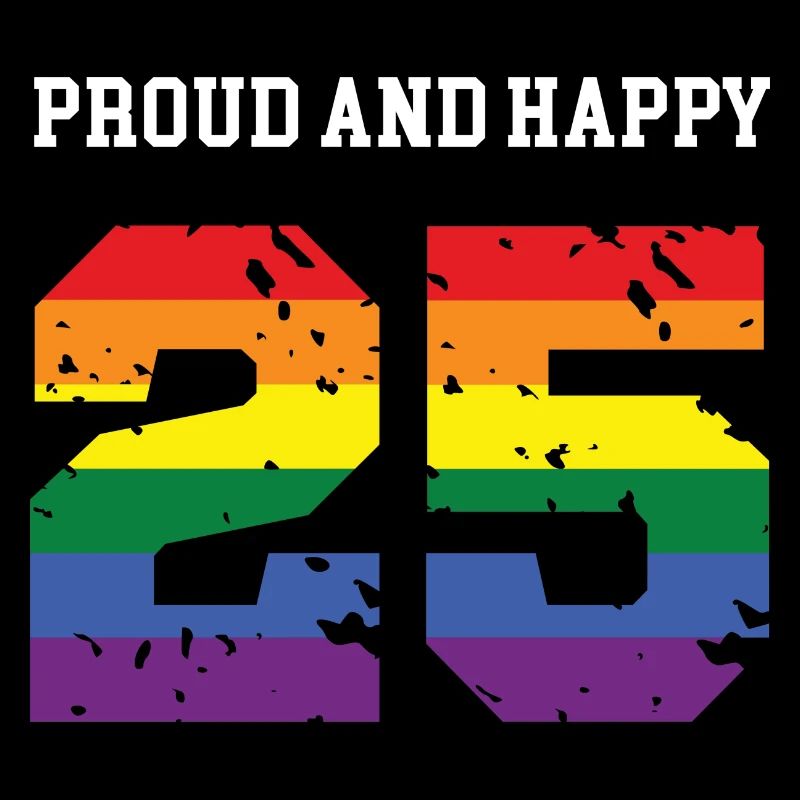 LGBT 25. Geburtstag 25 years Geburtstagsgeschenk