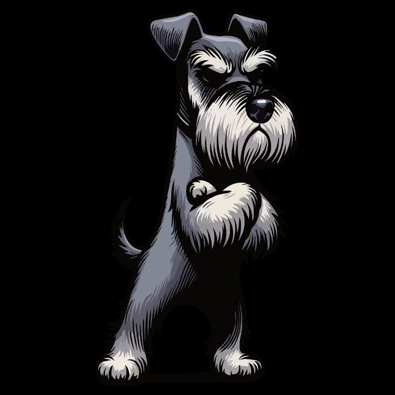 Schnauzer Schnauzer géant Propriétaire du Schnauzer