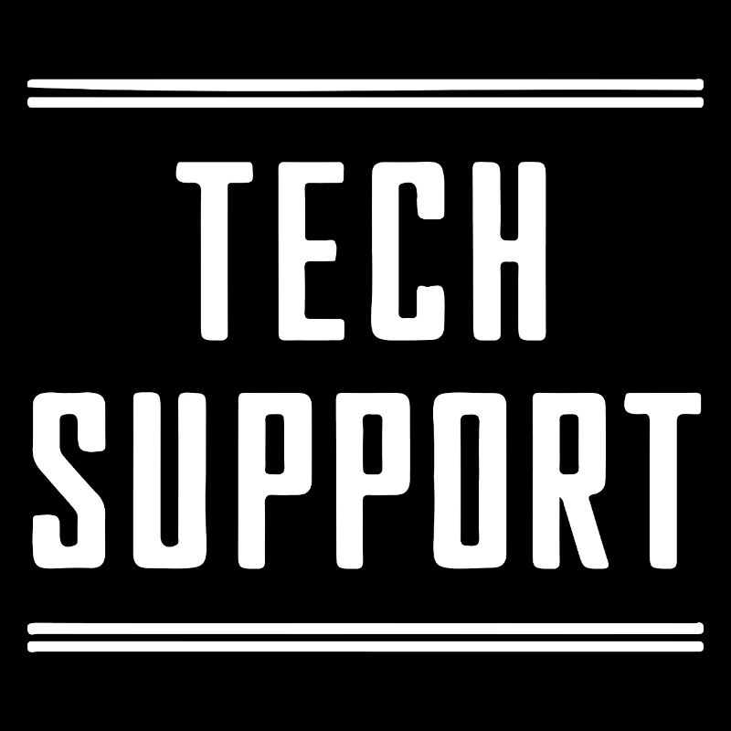 Minimalist Tech Support IT Professional Design