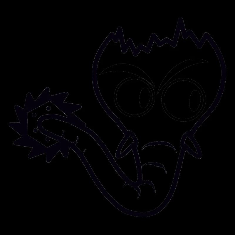 The funny bizarre imaginative Sägofant
