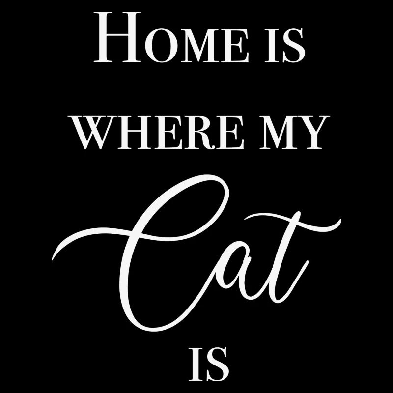 Mon chat est à la maison