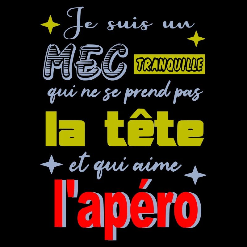 Drôle de texte marrant sur un mec tranquille