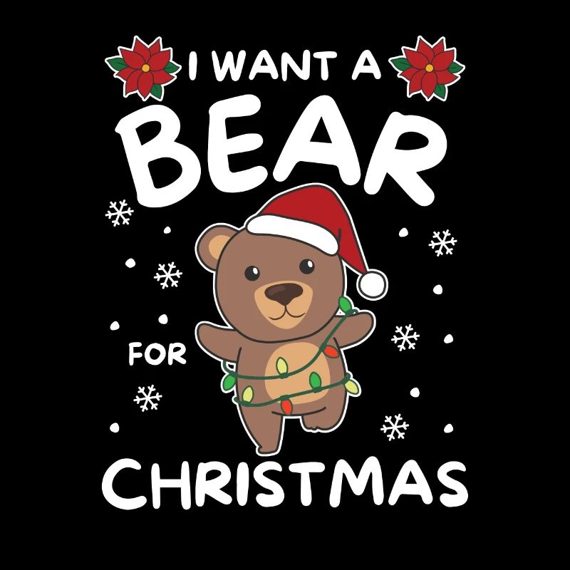 Je veux un ours pour Noël ours mignons