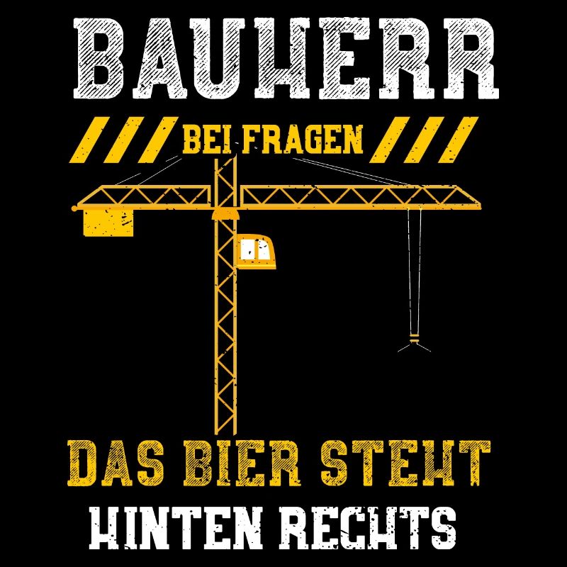 Bauherr Bei Fragen Das Bier Steh...