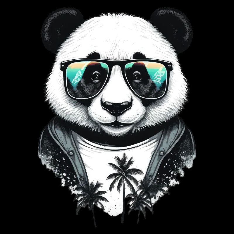 Panda Palmen - Beach Panda