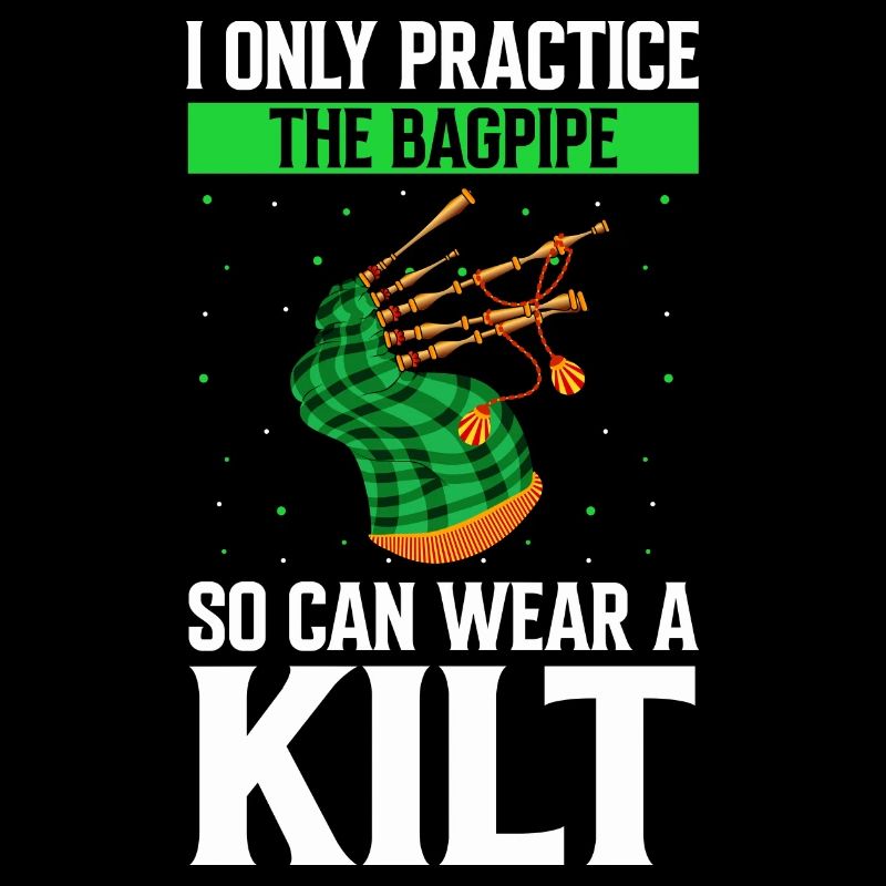 Bagpipe design for Scotland pride and bagpipes