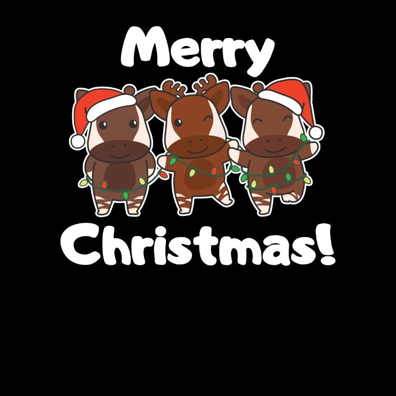 Okapi Noël Animaux d’hiver Okapi