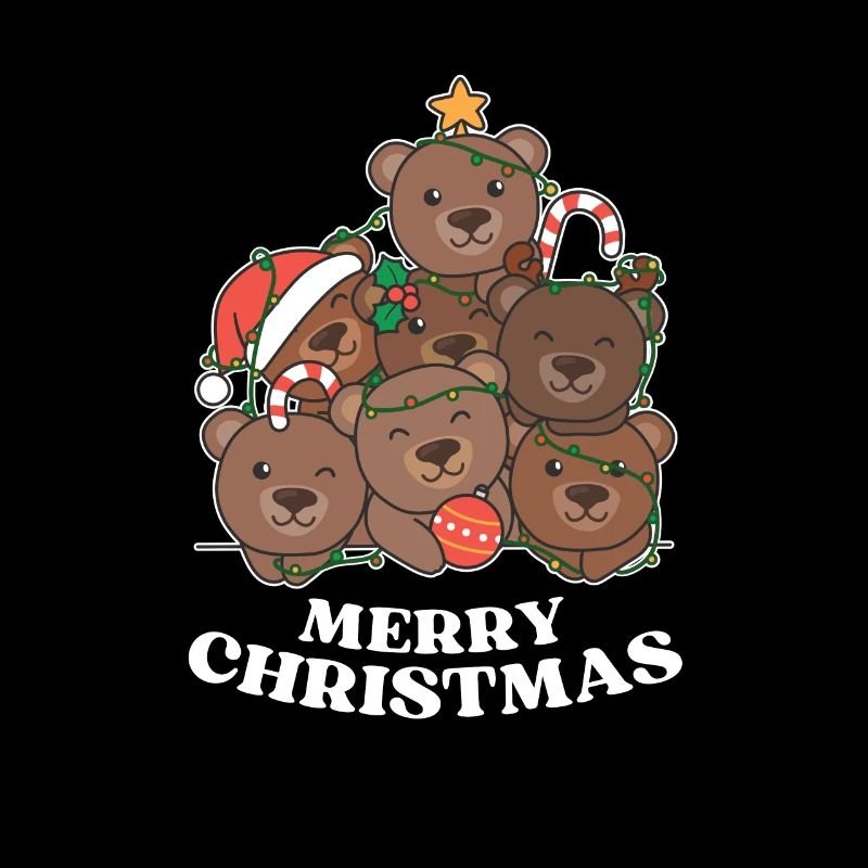 Joyeux Noël Ours Réveillon de Noël Ours