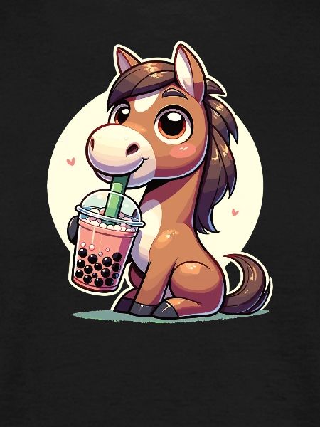 Kawaii Chevaux Bubble Tea Boba Cheval