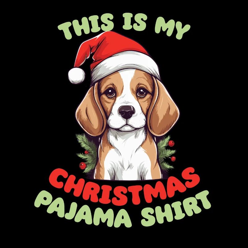 Beagle Pyjama de Noël Chiens
