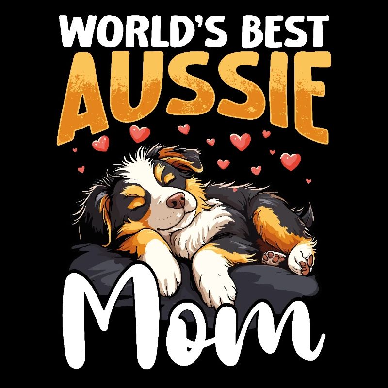 Australian Shepherd Dog Aussie Mama