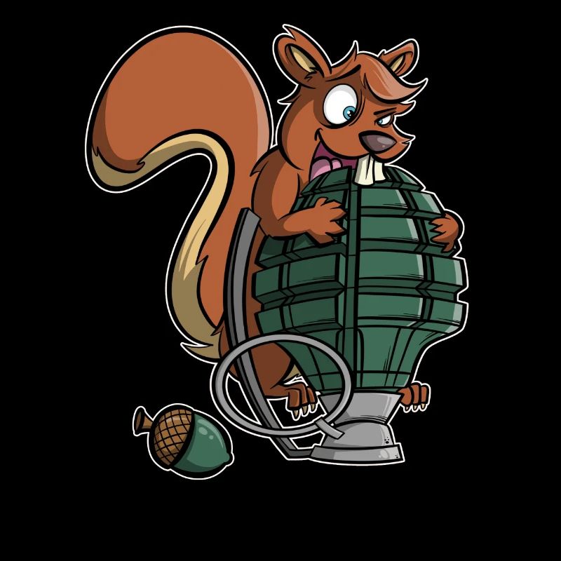 Eichhörnchen Granate