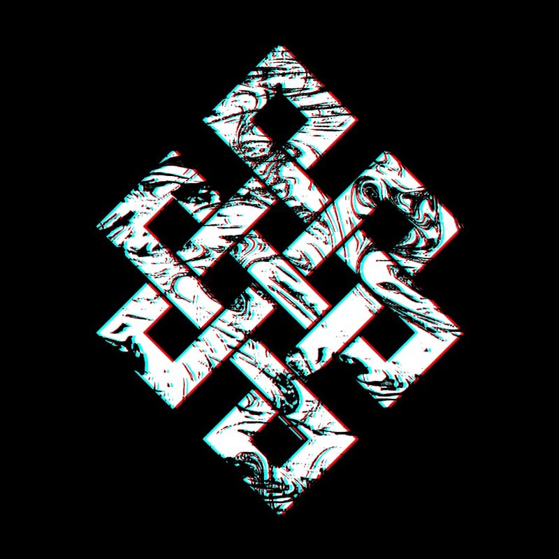 Karma Psychédélique 3D Anaglyphe Glitch