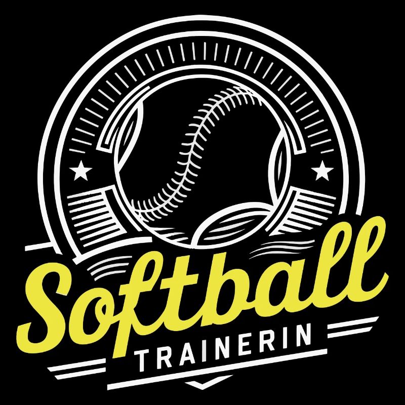 Softball-Trainerin Coach Inspiration Teamgeist