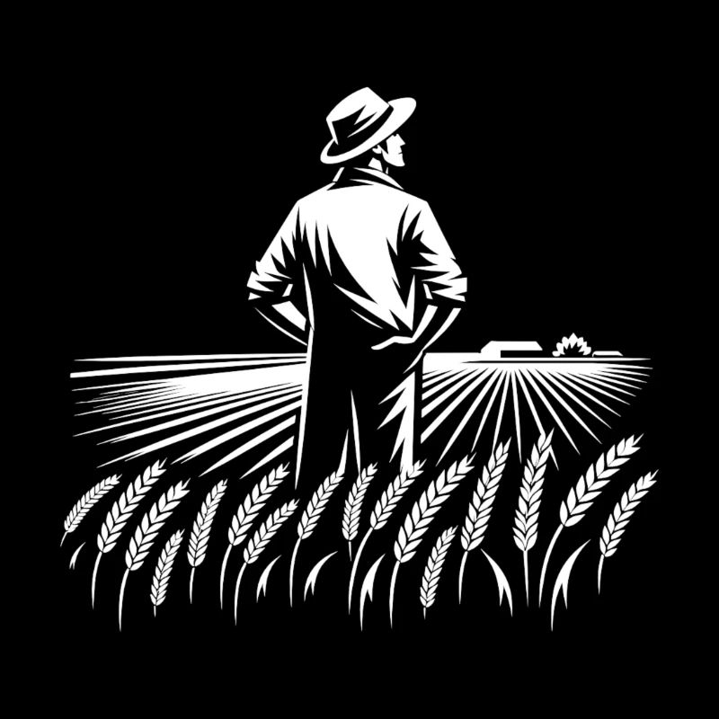 Proud look as a farmer