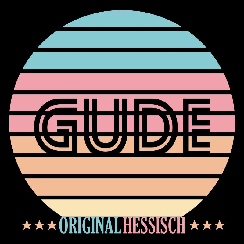 Gude Original Hessisch dans le sunset-look dialecte