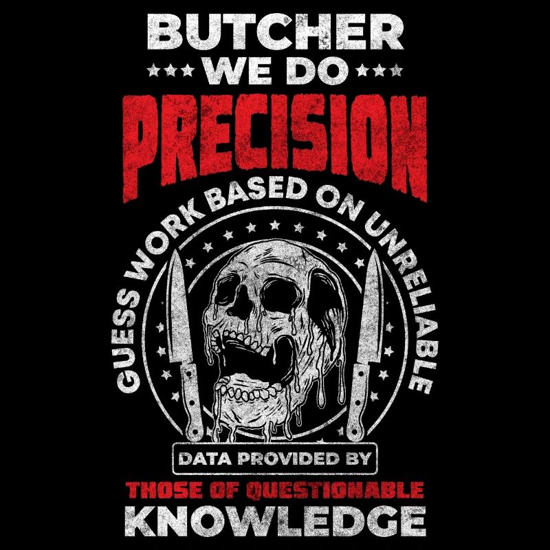 Boucher Boucher Saucisse Couteau de boucher