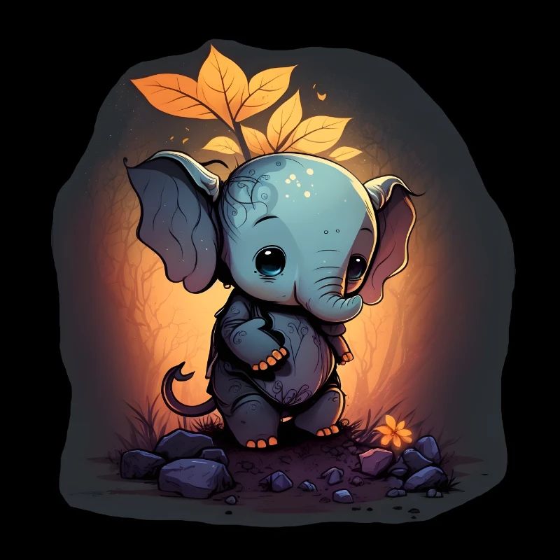 Éléphant mignon