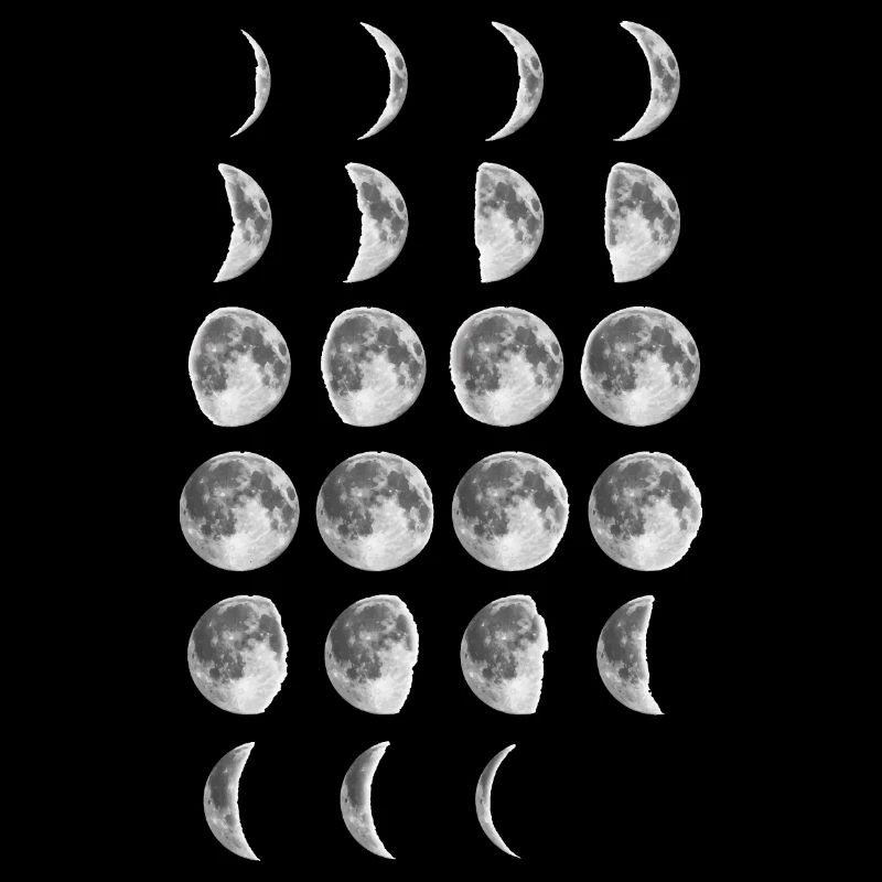 Moon phases design
