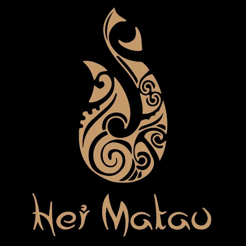 Maori Hei Matau Fish Hook Tattoo Gift Idea