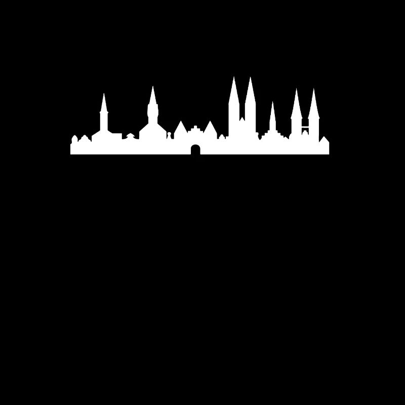 Lübeck skyline blanc