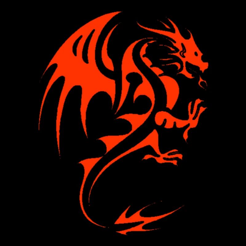 Roter Drache