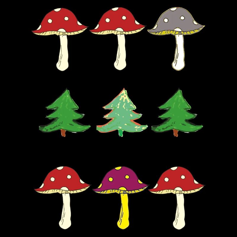 Toadstools and forest