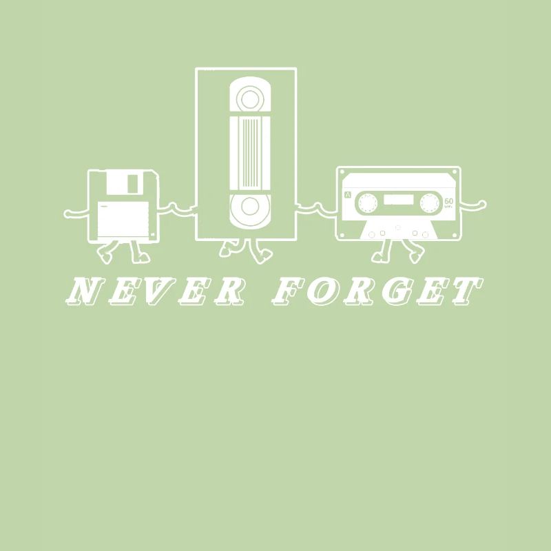 Never forget cassette tape recorder discs