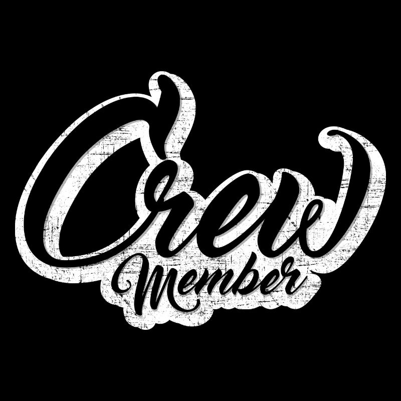 Crew Member | Typography Logo