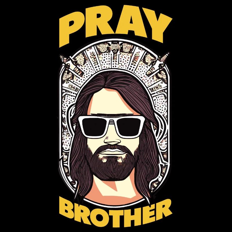 Priez frère - Cool Jesus Design