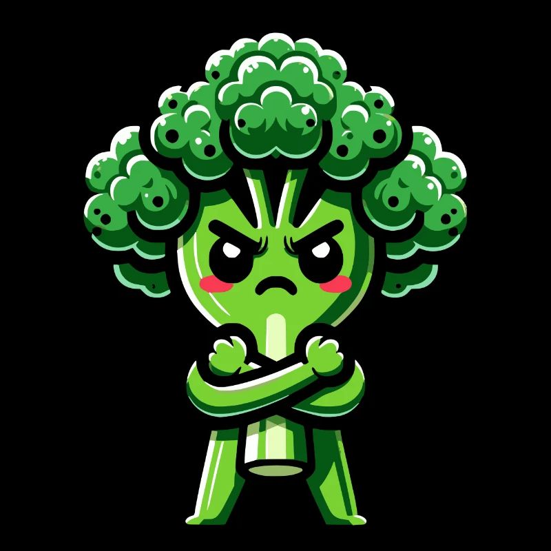 Angry broccoli
