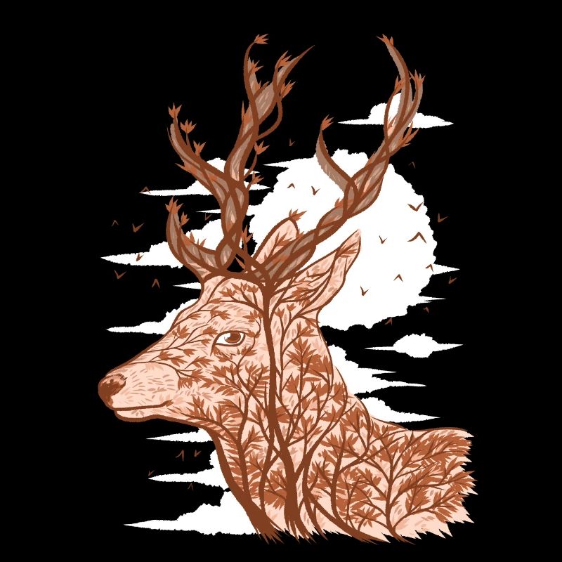 Deer branches