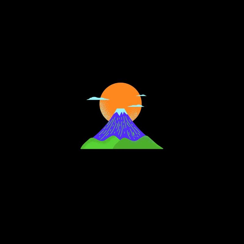 mountain sun