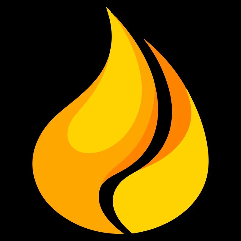 Lodernde Flammen