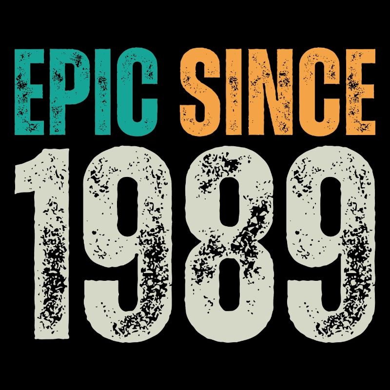 Episch seit 1989 - Retro Geburtstagsspruch