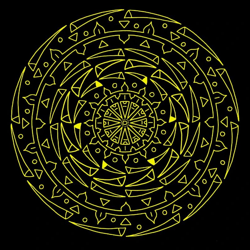 Flow Yellow - Mandala made with Love