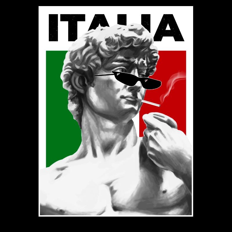 Italien Michelangelo David coole retro Meme Kunst