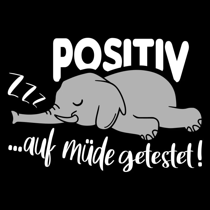 Positiv auf müde getestet Schnelltest