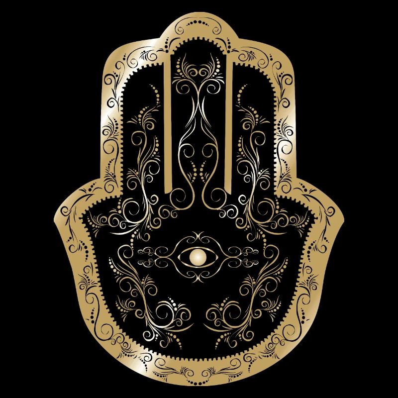 Hamsa Main d’or Fatima