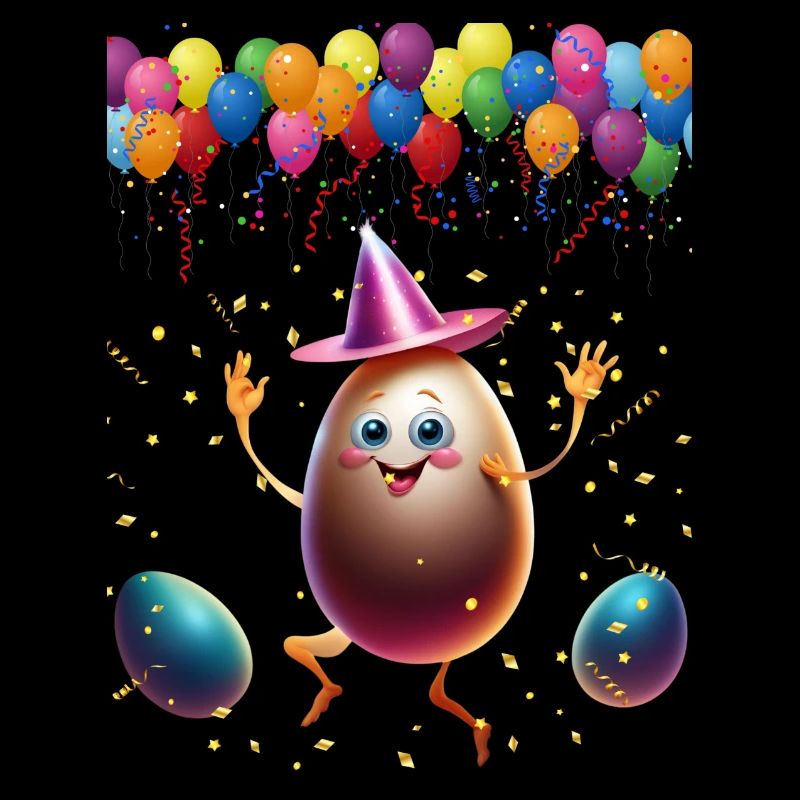 Tanzendes PartyEi