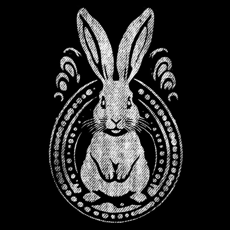 Lapin de Pâques d’apparence usagée