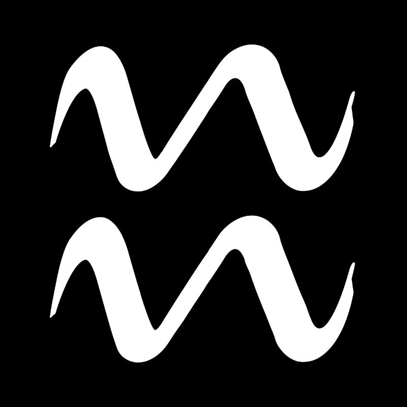 Sternzeichen Wassermann - Tierkreiszeichen Symbol