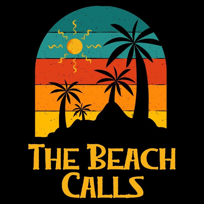 The Beach Calls Vacation Summer Tropical Ocean