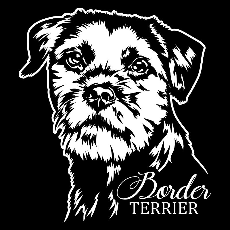 BORDER TERRIER Hundeportrait Hund Hunde Wilsigns