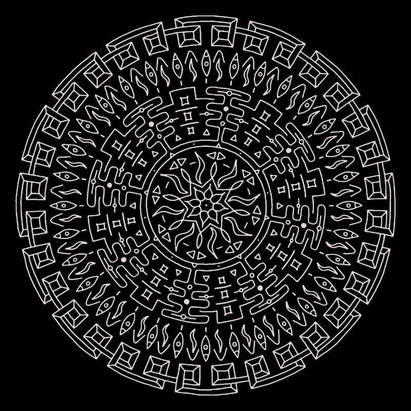 All is One - Mandala fait avec amour
